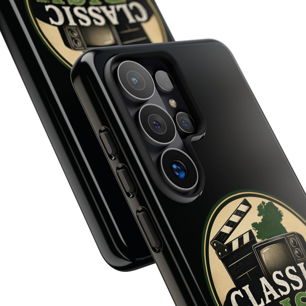 Classic Irish Videos Phone Case – Vintage Film Reel Irish Logo Protective Cover