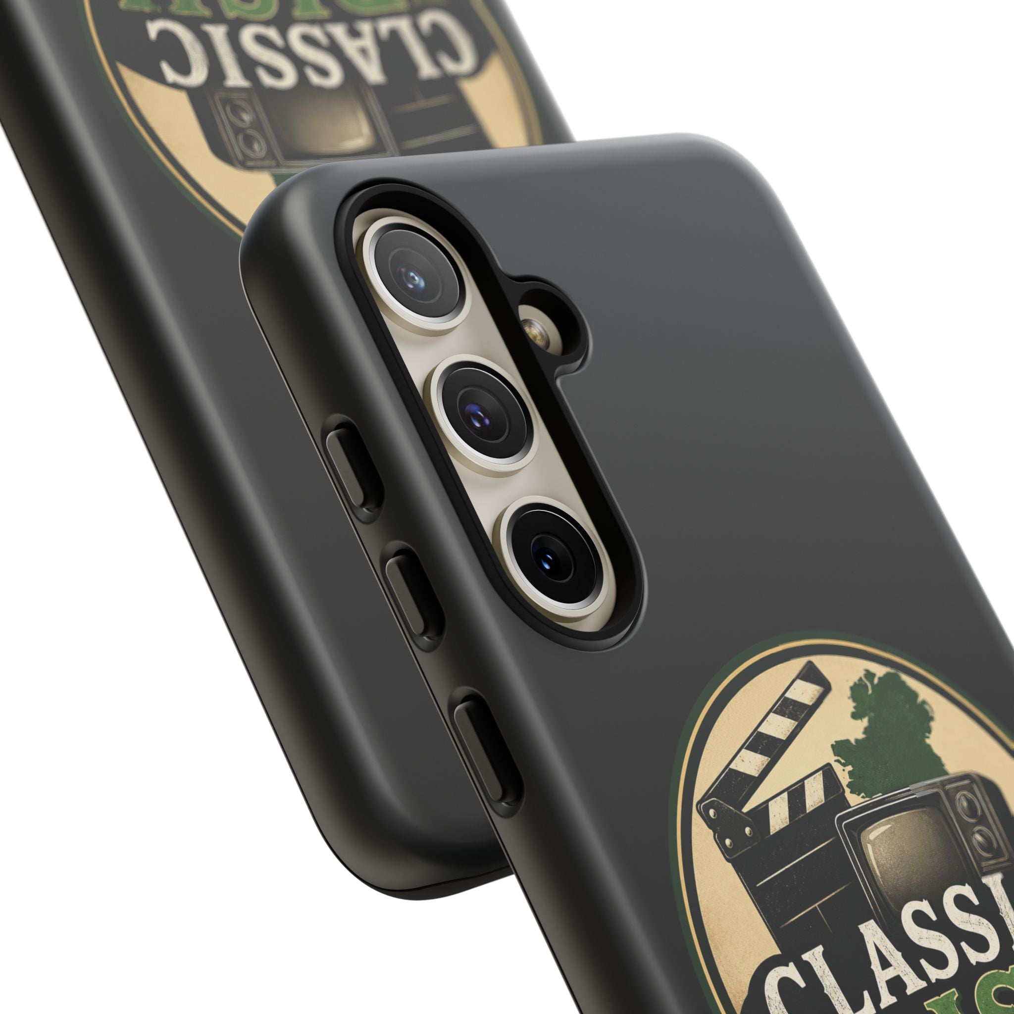Classic Irish Videos Phone Case – Vintage Film Reel Irish Logo Protective Cover